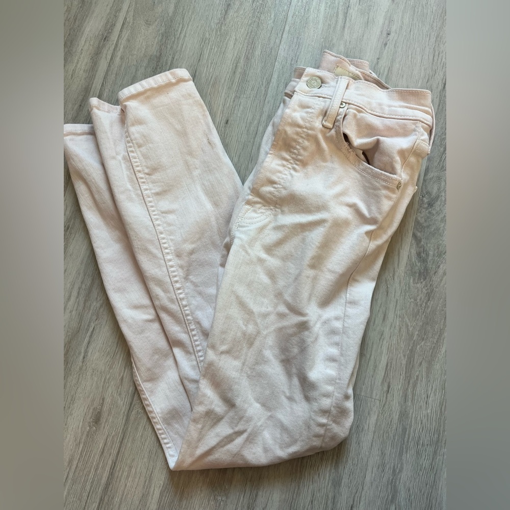 Mother jeans in light pink/white size 23 - Picture 2 of 6